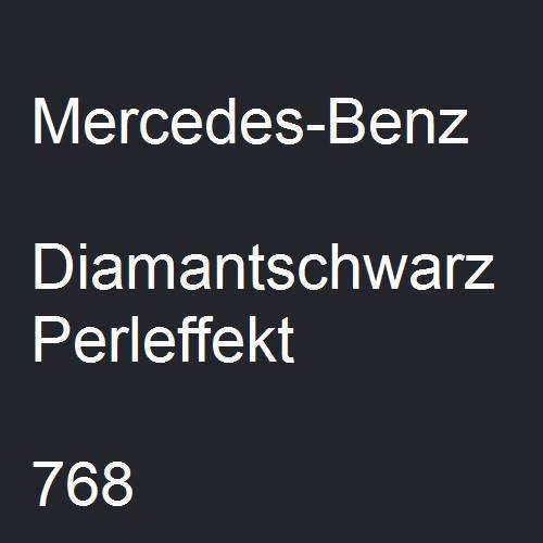 Mercedes-Benz, Diamantschwarz Perleffekt, 768.